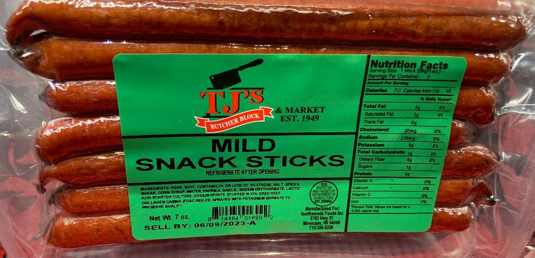 TJS SNACK STICKS $5.99 (CHOOSE FLAVOR FROM DROP DOWN MENU) | TJ'S